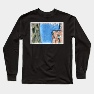 Reflections in a Rio, Venice, Italy Long Sleeve T-Shirt